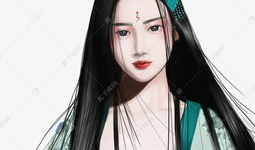 手绘漫画人物女生古装,手绘漫画中的古装美女风采